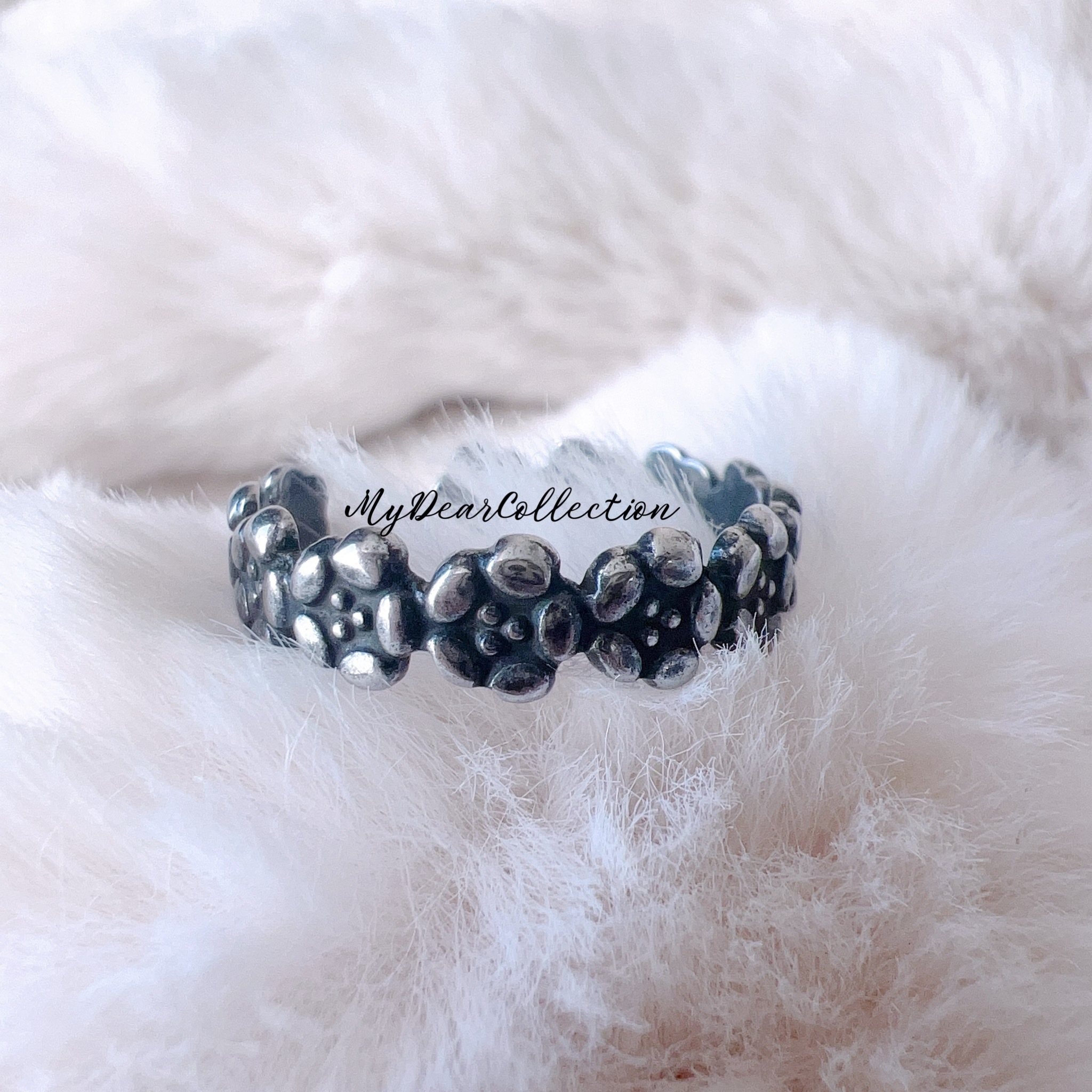 現 貨 | 韓國氣質 花花開口戒指