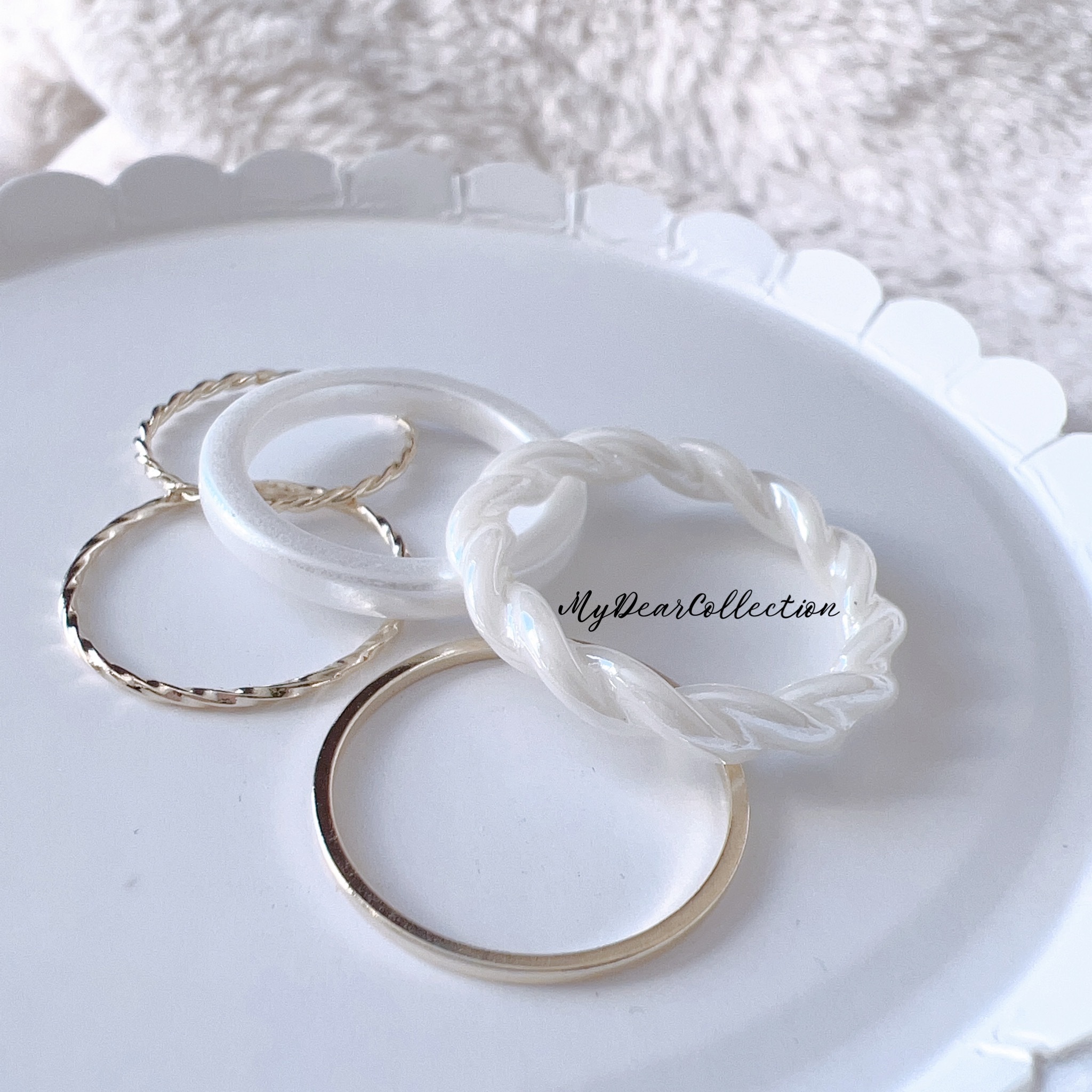 現 貨 | 韓國氣質Rings Set (1set 5隻) 0884