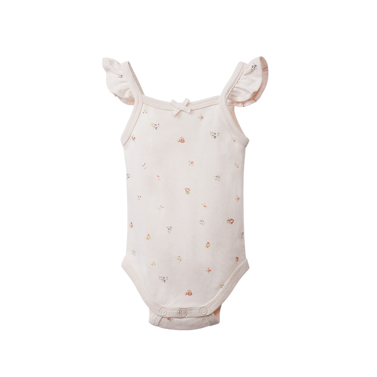 Jamie Kay- 有機棉無袖包屁衣(Sweet Magnolia Simple)