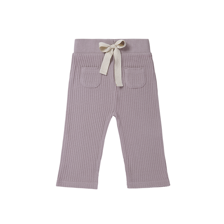 Jamie Kay- Organic Cotton Carter Waffle Pant有機棉鬆餅格長褲(Mushroom)