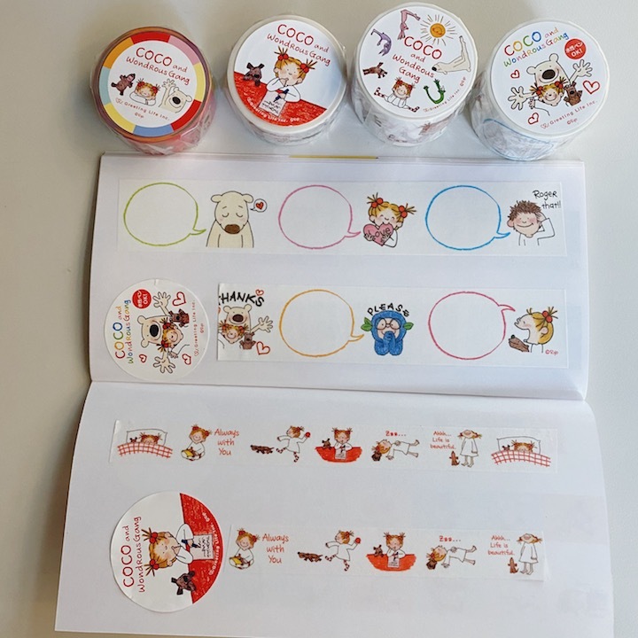COCO醬的生活 和紙膠帶  |COCO and Wondrous Gang  日本Greeting Life