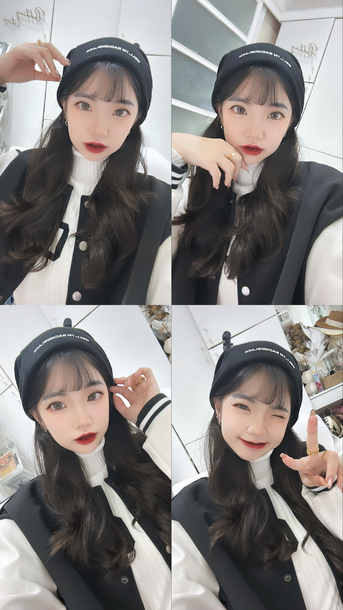 太好看🐨包頭英文堆堆帽