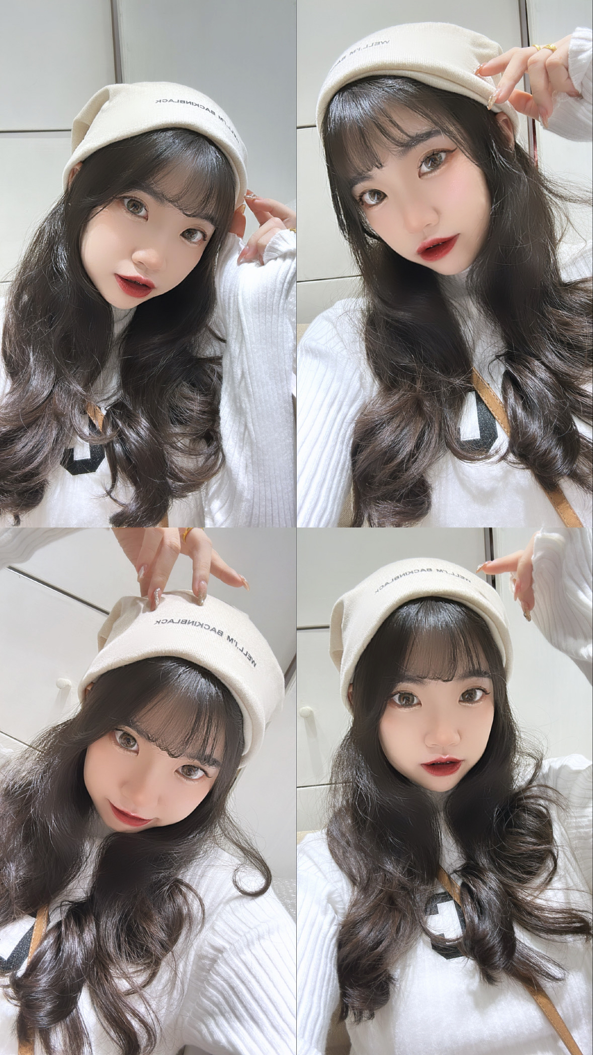 太好看🐨包頭英文堆堆帽