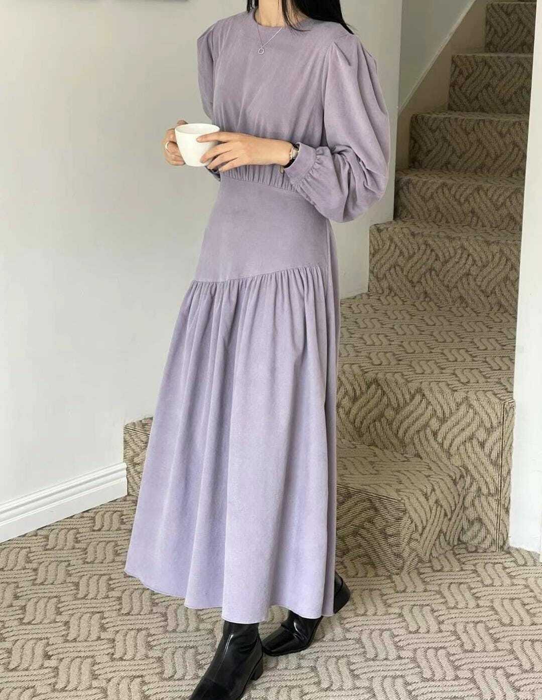 KR30 高質修腰連身長裙