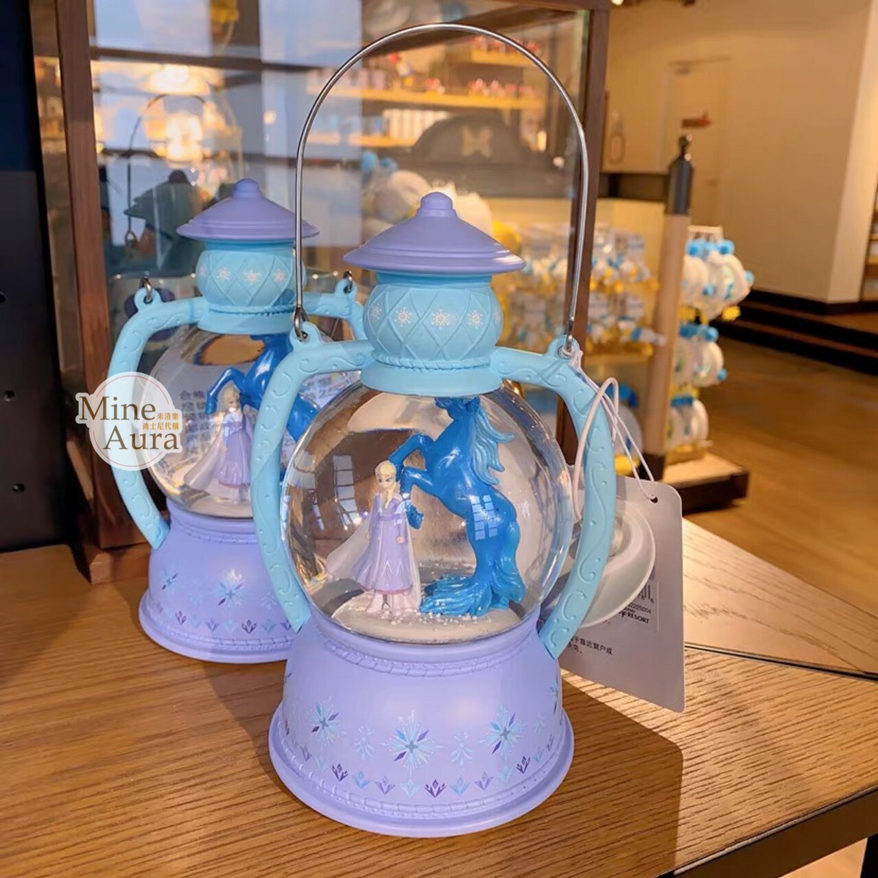 (限時特價) 艾莎 Elsa 發光發聲 音樂 水晶球 提燈造型 冰雪奇緣 Frozen -上海迪士尼樂園
