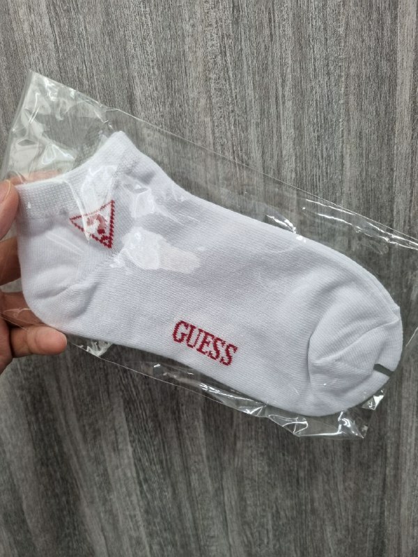 [S] GUESS ANKLE SOCKS,WHITE, SGU290 (SGU290)