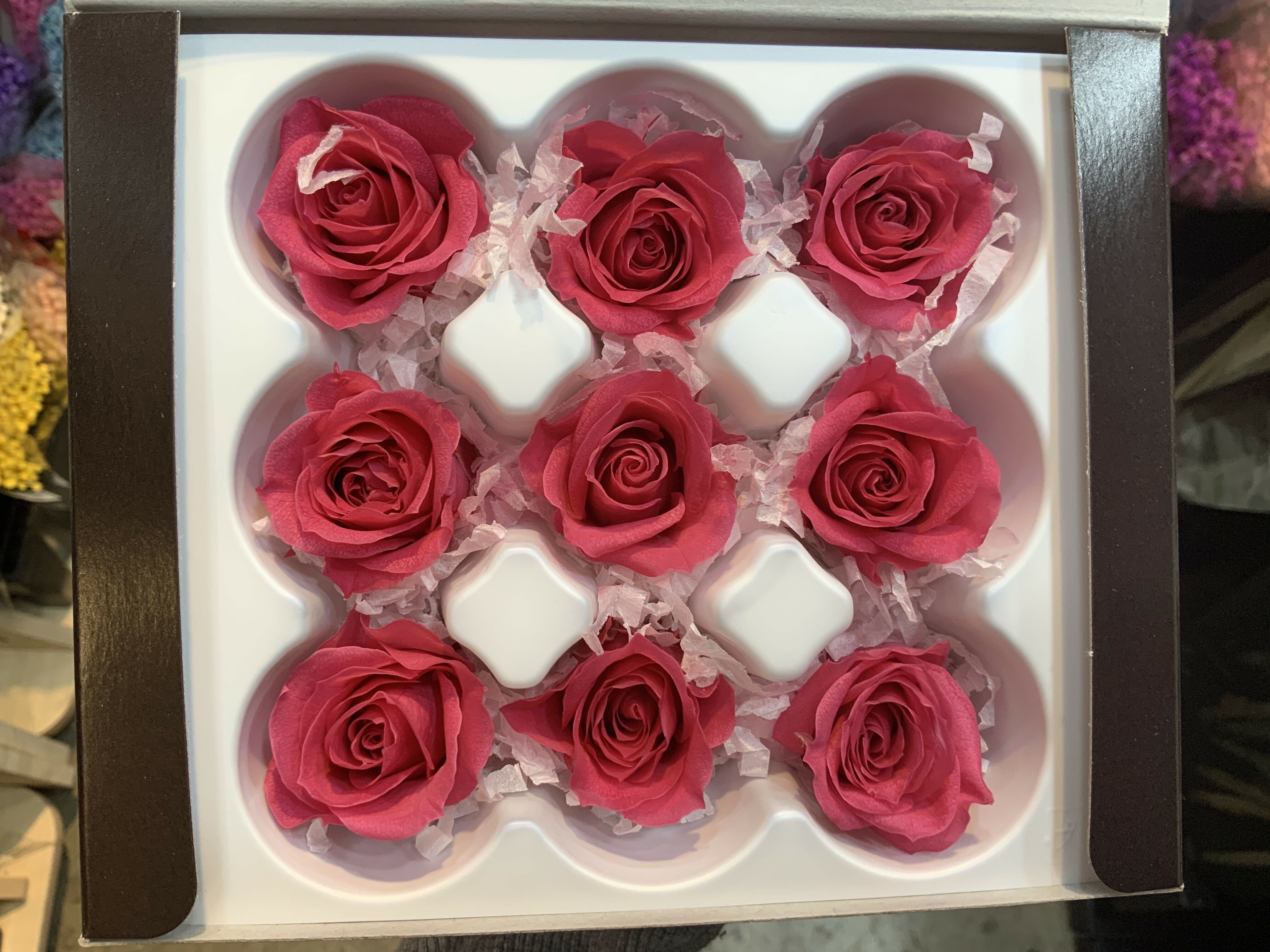 日本不凋小輪玫瑰(9朵) 03840-221