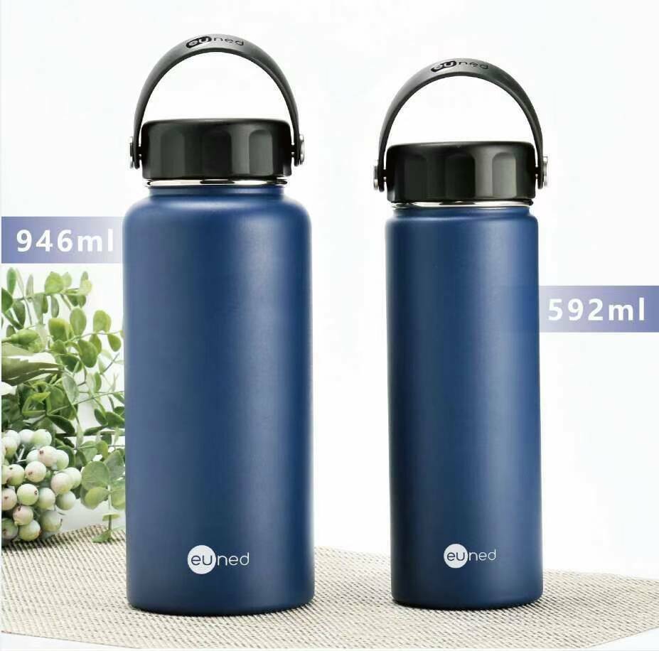 EUNED優立得 手提寬口不鏽鋼保溫瓶592ML 多色 304不鏽鋼 52PCU00263