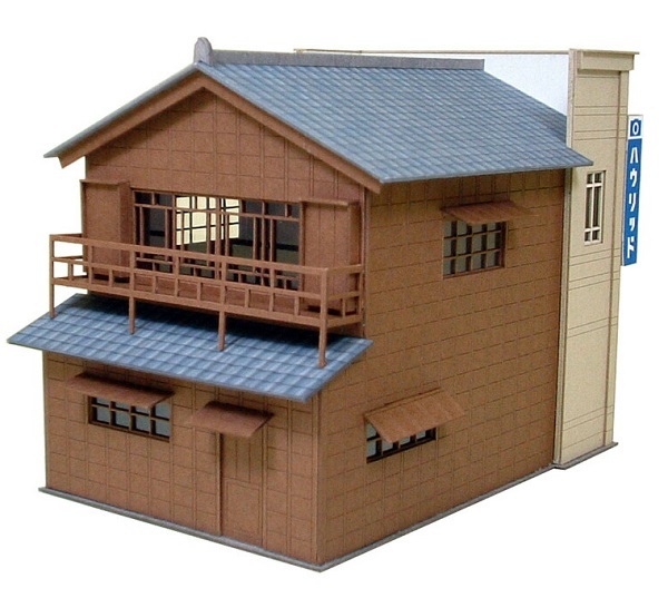 Sankei 情景 MK05-06 HO規 街角的商店-2