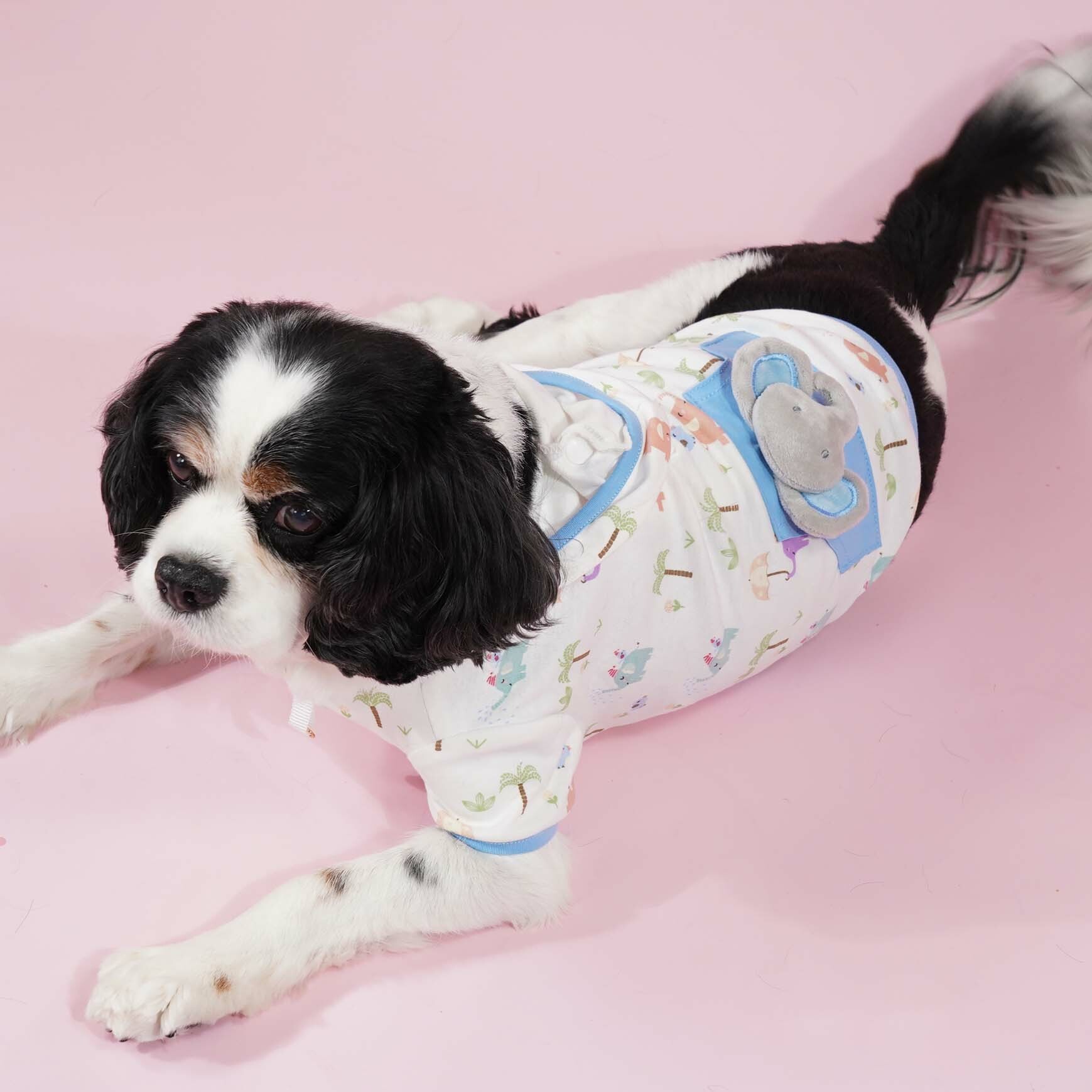 Little Elephant Hood Tee (Light Blue)