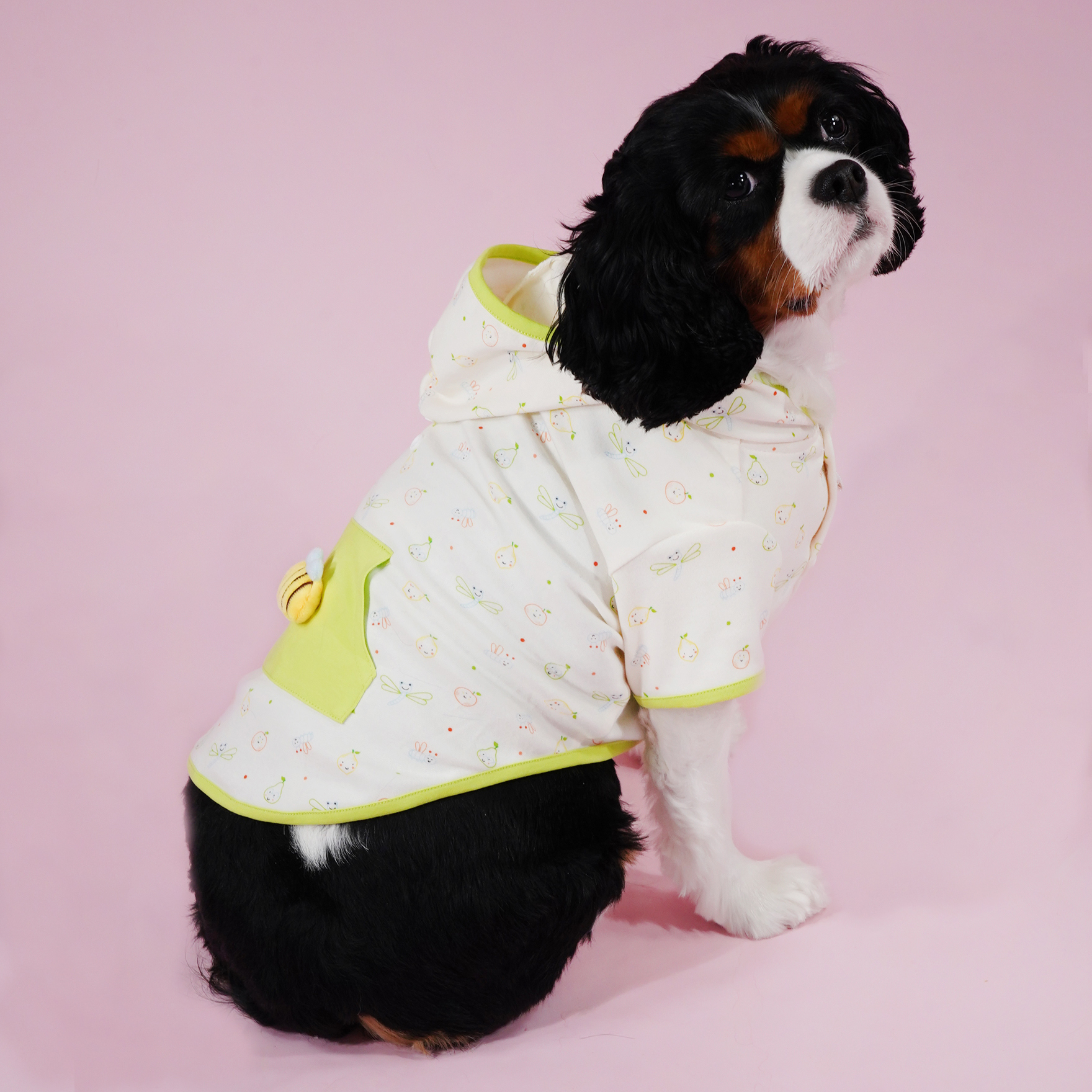 Little Bee Hood Tee (Lime Green)