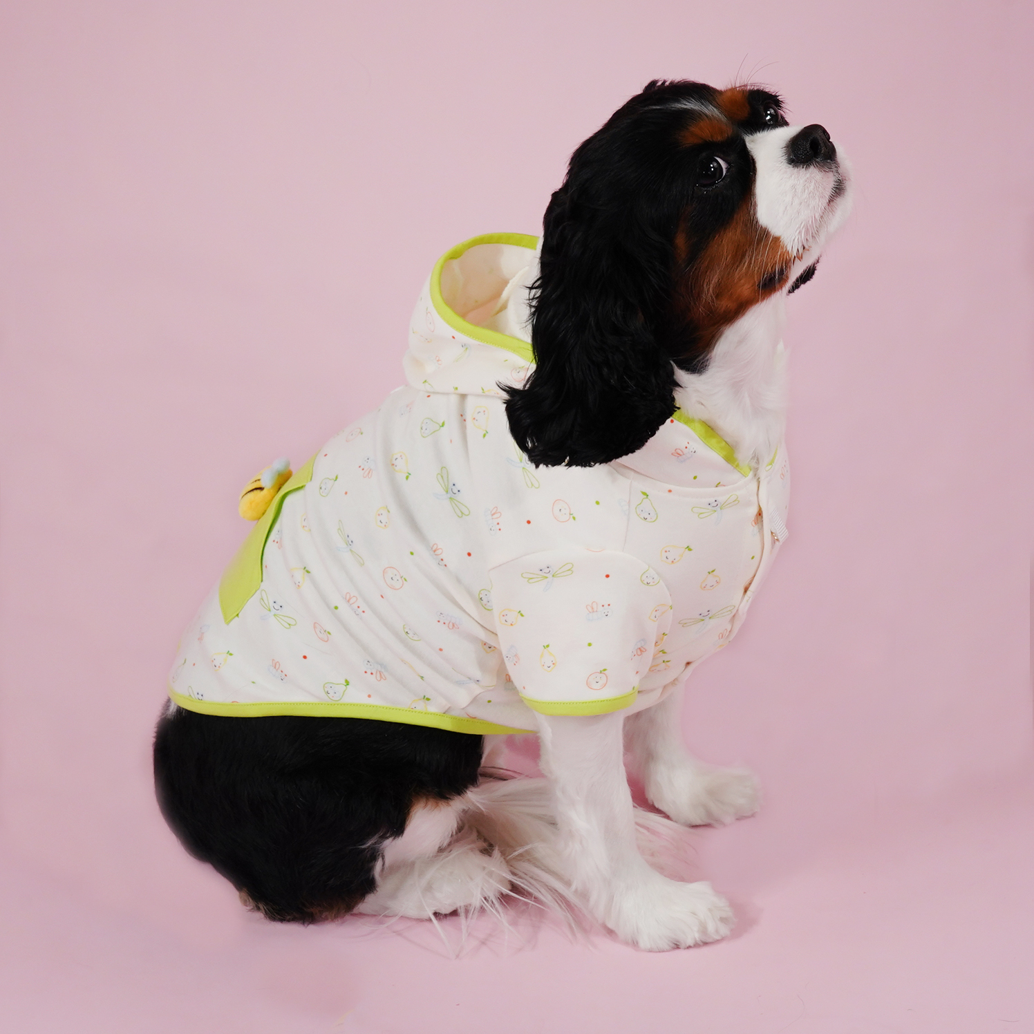 Little Bee Hood Tee (Lime Green)