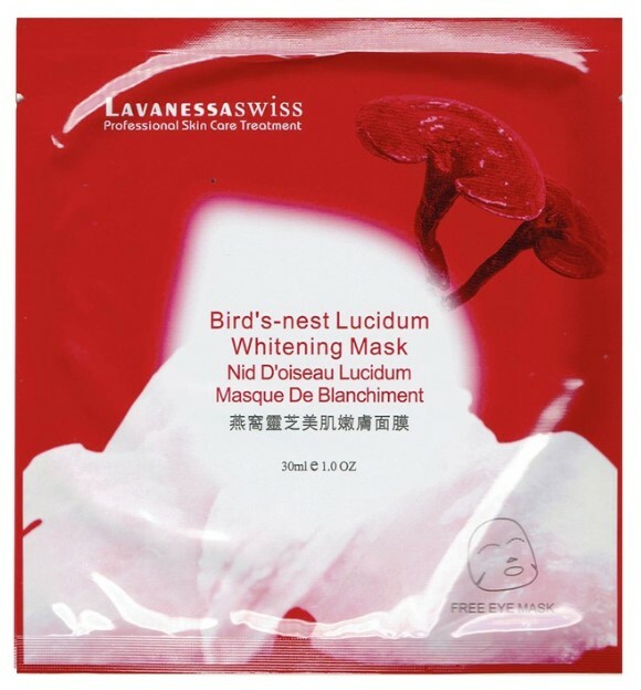 Lavanessa Swiss -燕窩靈芝美肌嫩白面膜 1pcs