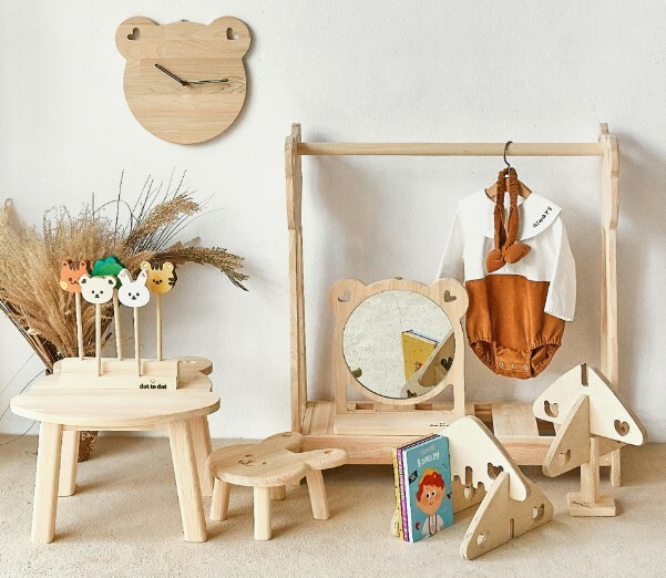 Dot to Dot x New Normal 家家酒系列-開心熊仔時鐘