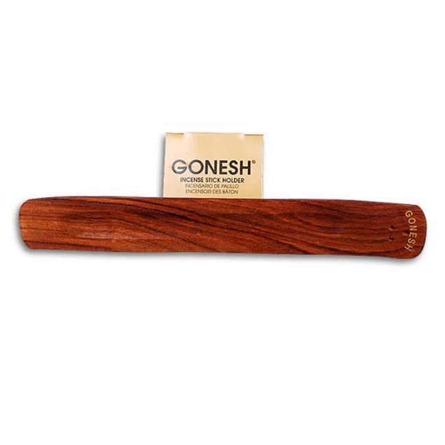 GONESH LOGO 原木3孔線香座