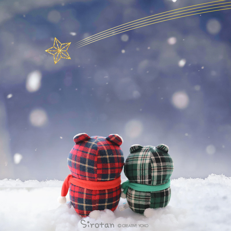 Sirotan 絨毛娃娃 聖誕熊熊外套 ( 19CM / Rakkoinu 16CM )