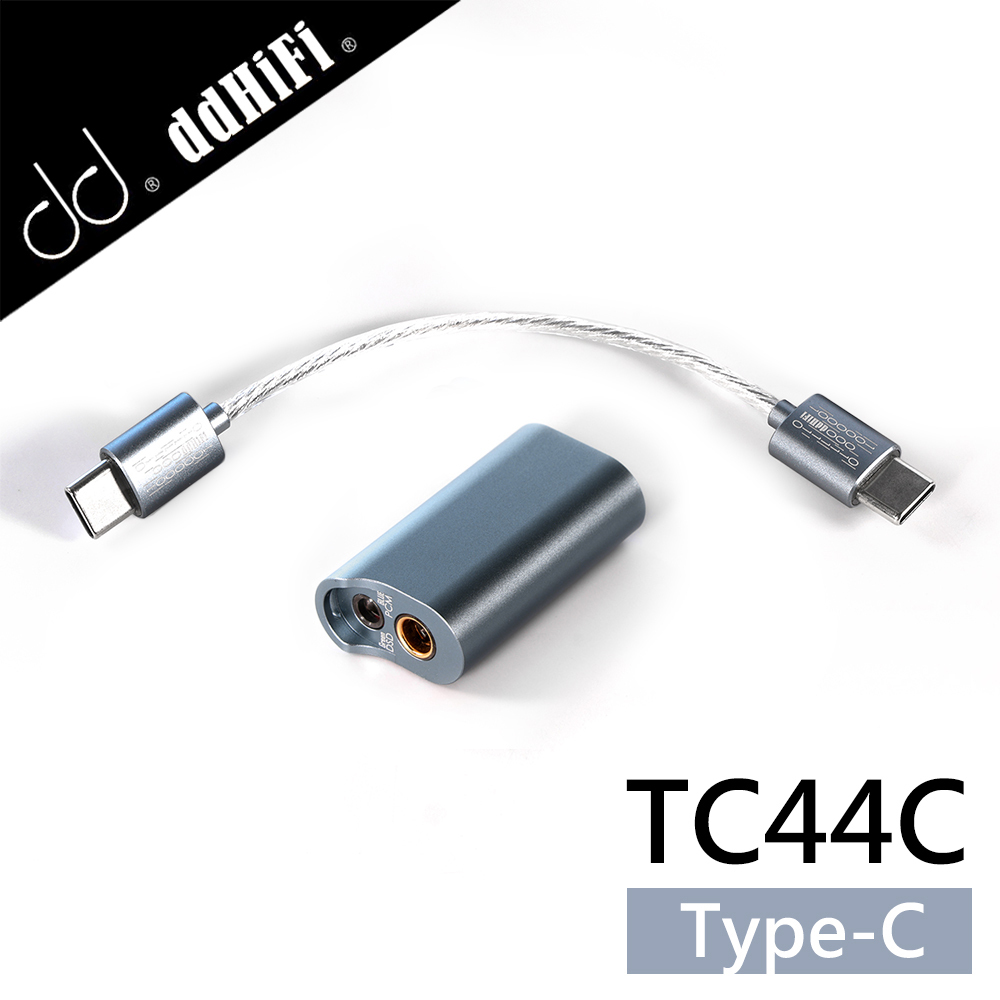ddHiFi TC44C 3.5mm+4.4mm平衡解碼轉接頭-Type C版
