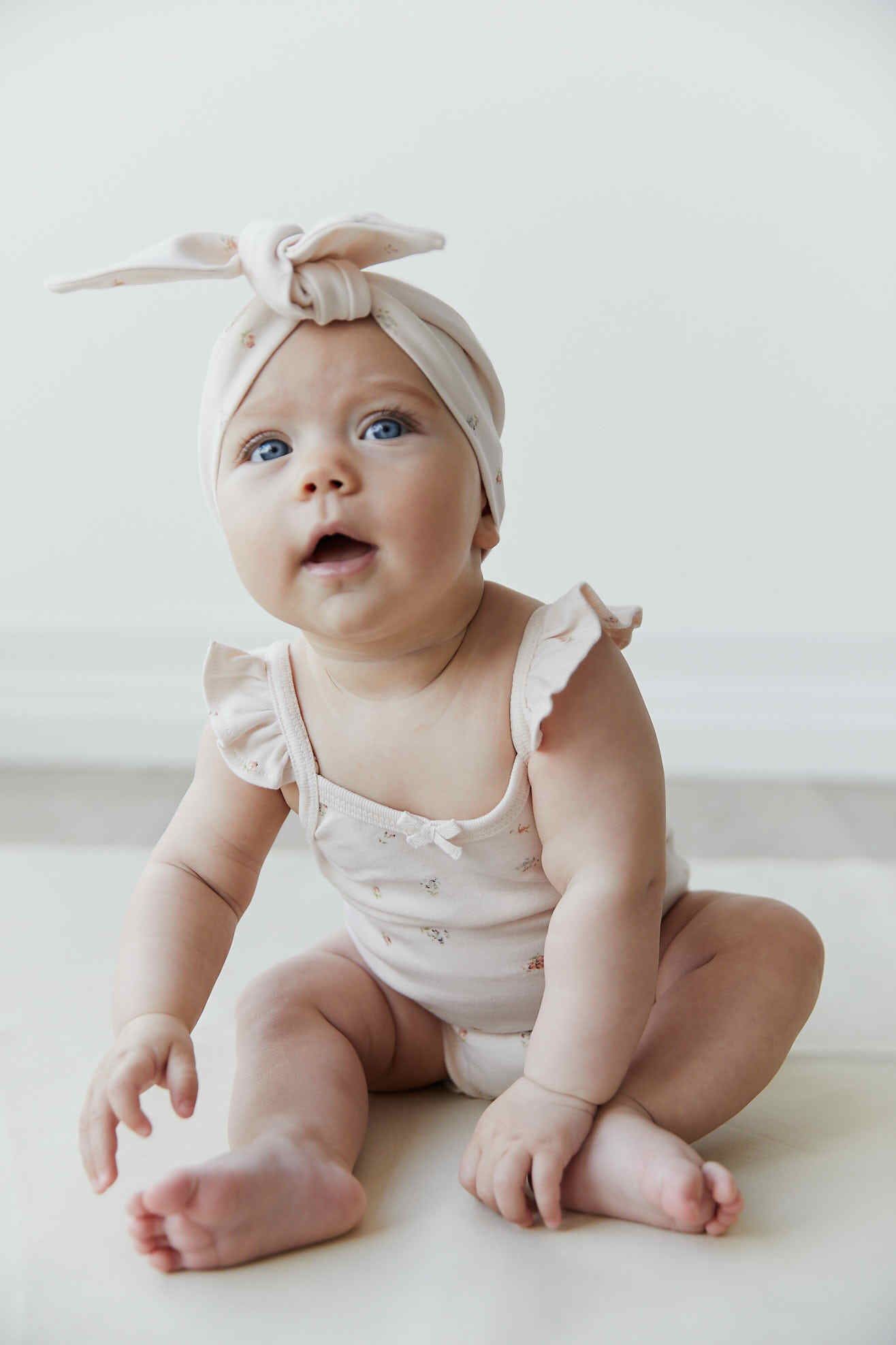 Jamie Kay- 有機棉無袖包屁衣(Sweet Magnolia Simple)