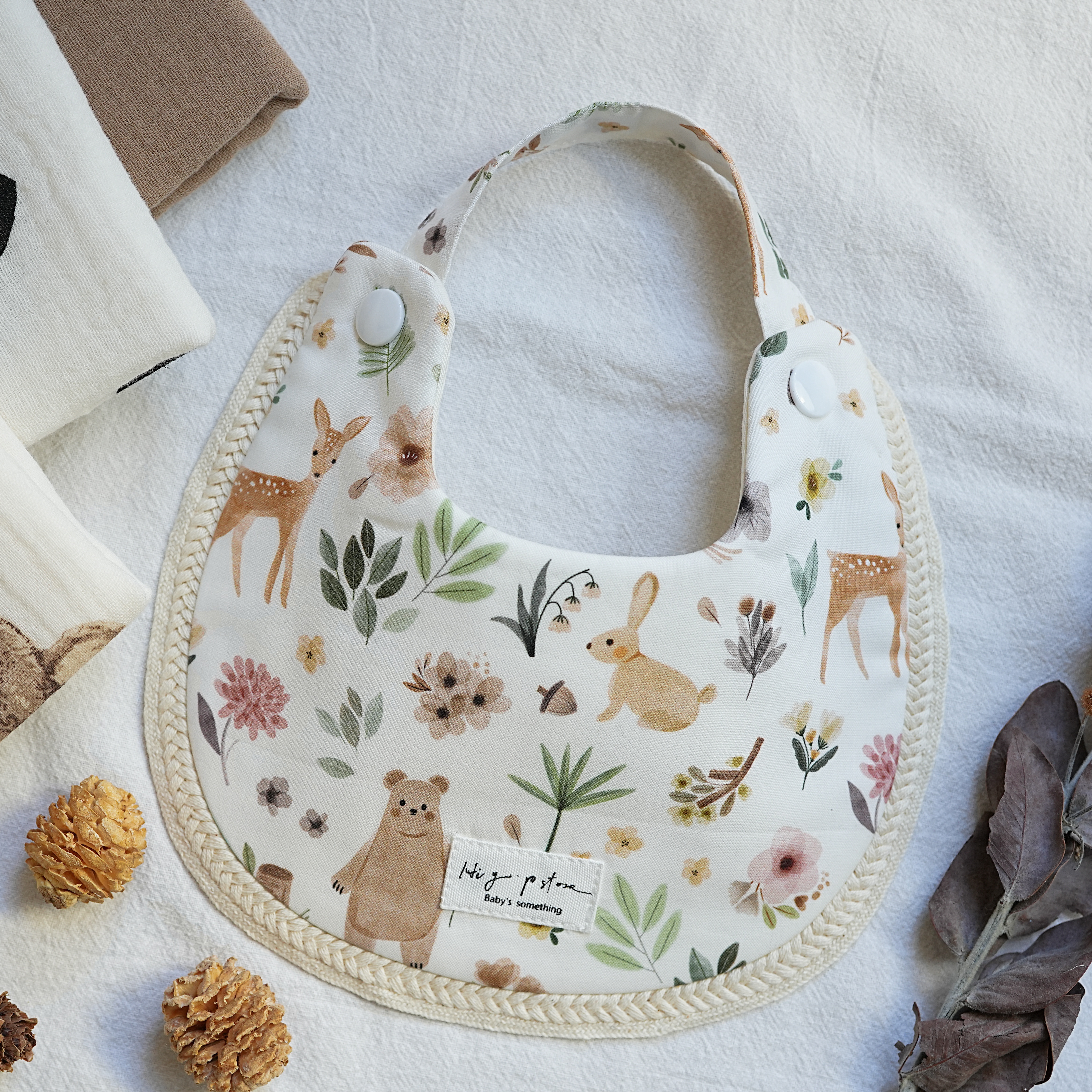 Hi Y.P store-手作圍兜-水彩花園