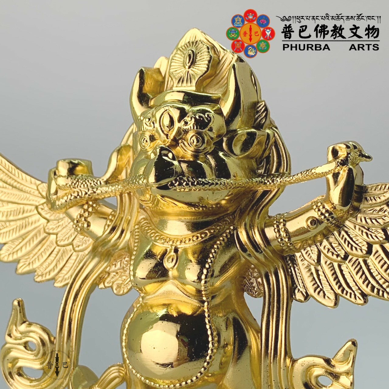 佛像-大鵬金翅鳥-14cm/金色