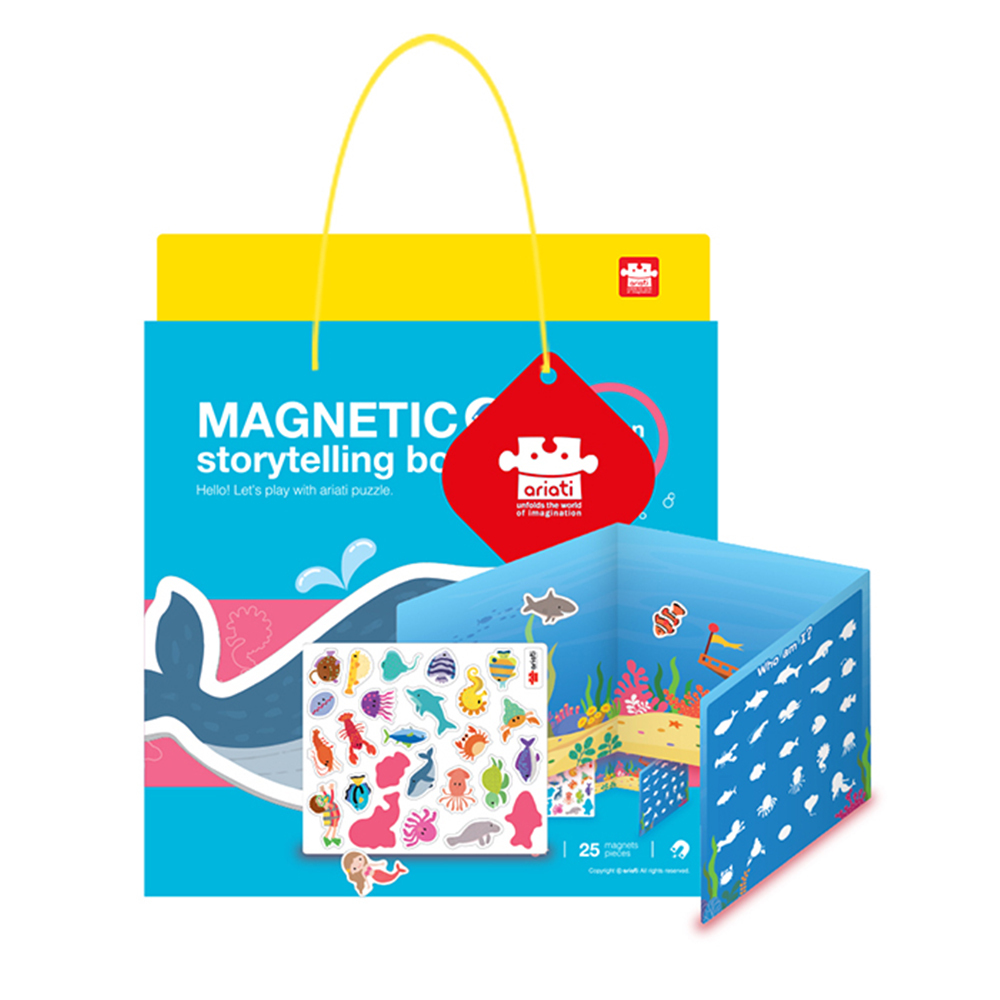 《 韓國 Magpia x Ariati 》 磁性故事遊戲板-海洋世界