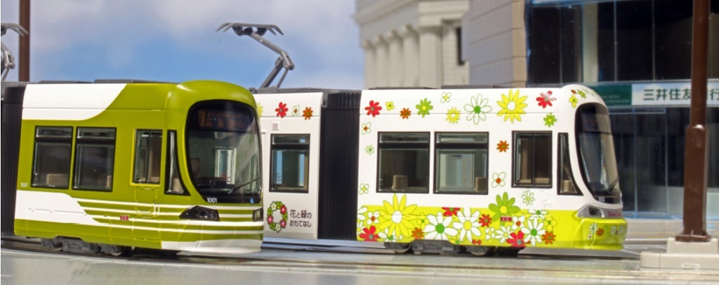 Kato 14-804-6 N規 【特別企劃】廣島電聯車 花列車 1002行