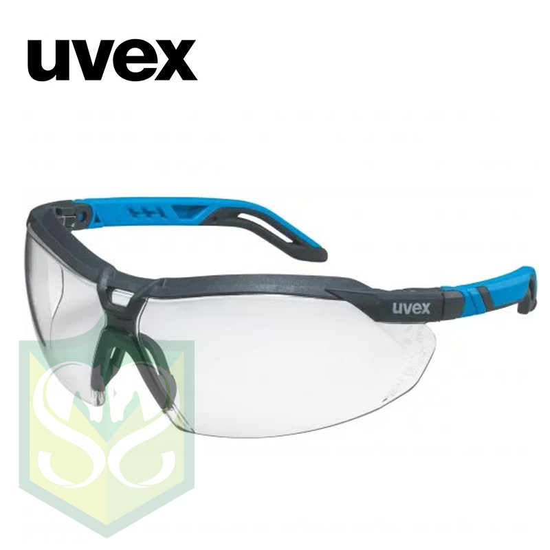 Uvex 9183265 I-5 防風沙防霧防塵刮護目鏡 (藍)