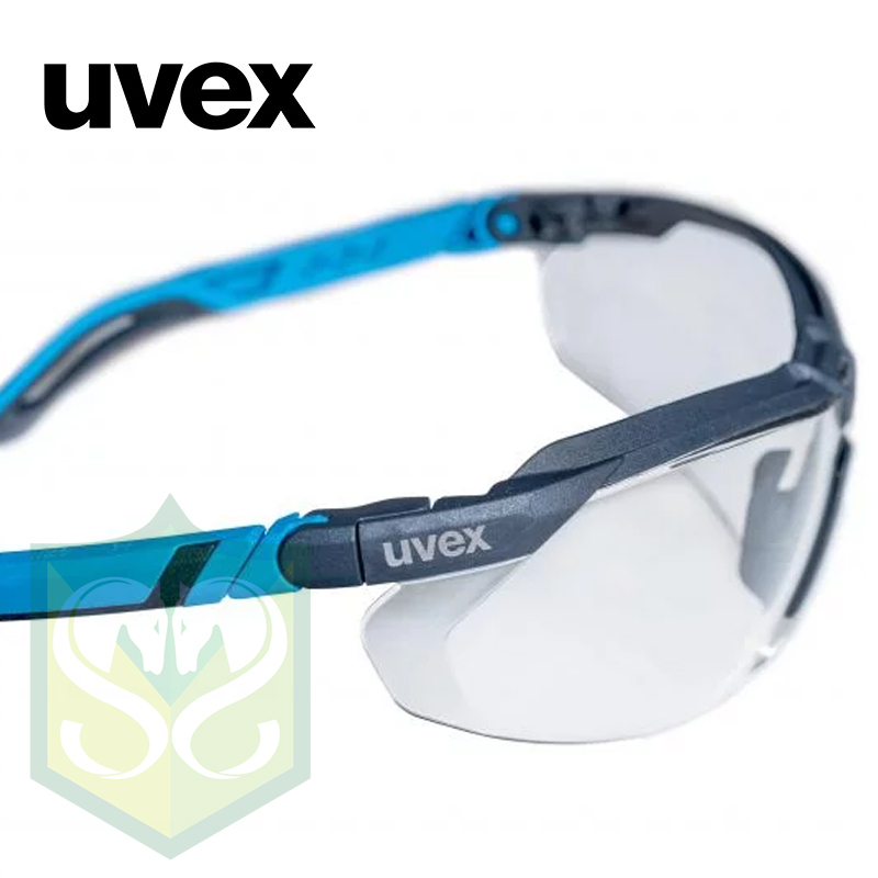 Uvex 9183265 I-5 防風沙防霧防塵刮護目鏡 (藍)