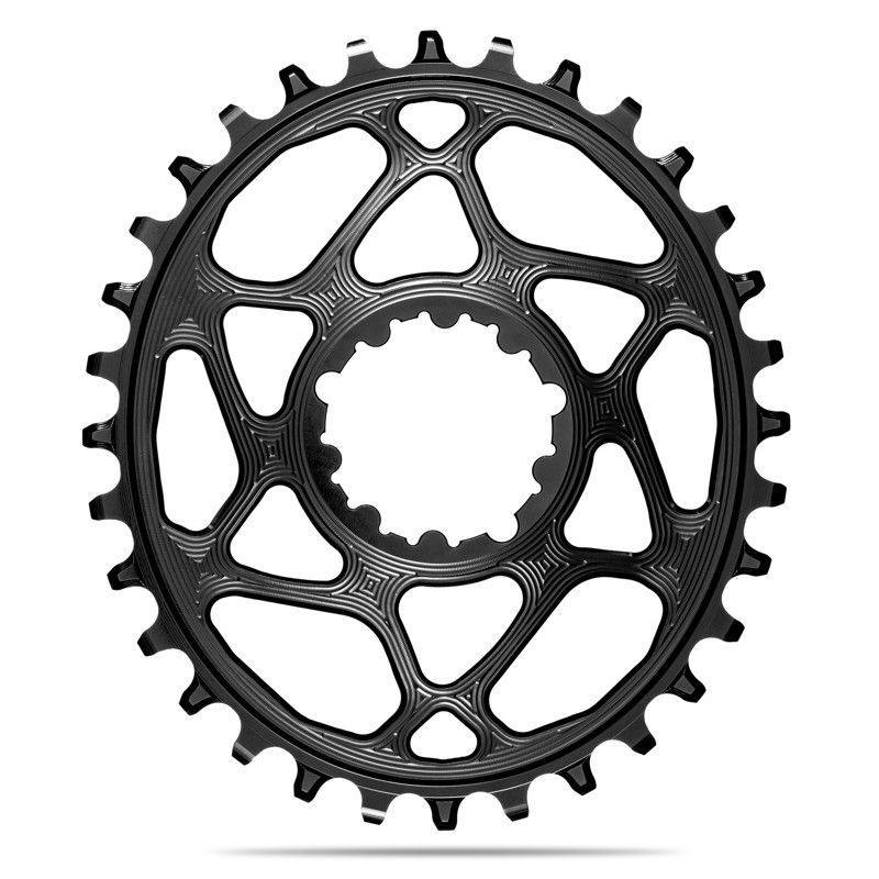 AbsoluteBlack Oval Boost148 1X DM Chainring for 12S Shimano HG+