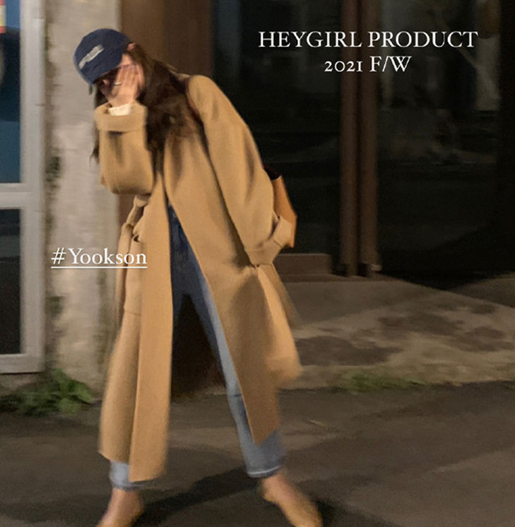 ᴷᴼᴿᴱᴬ 🇰🇷 氣質經典款翻領羊毛外套 (三色)