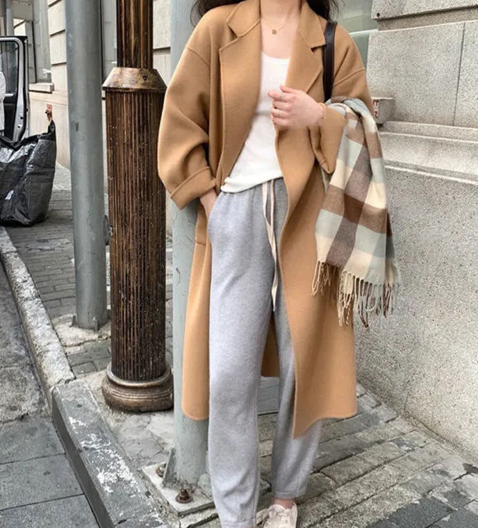 ᴷᴼᴿᴱᴬ 🇰🇷 氣質經典款翻領羊毛外套 (三色)