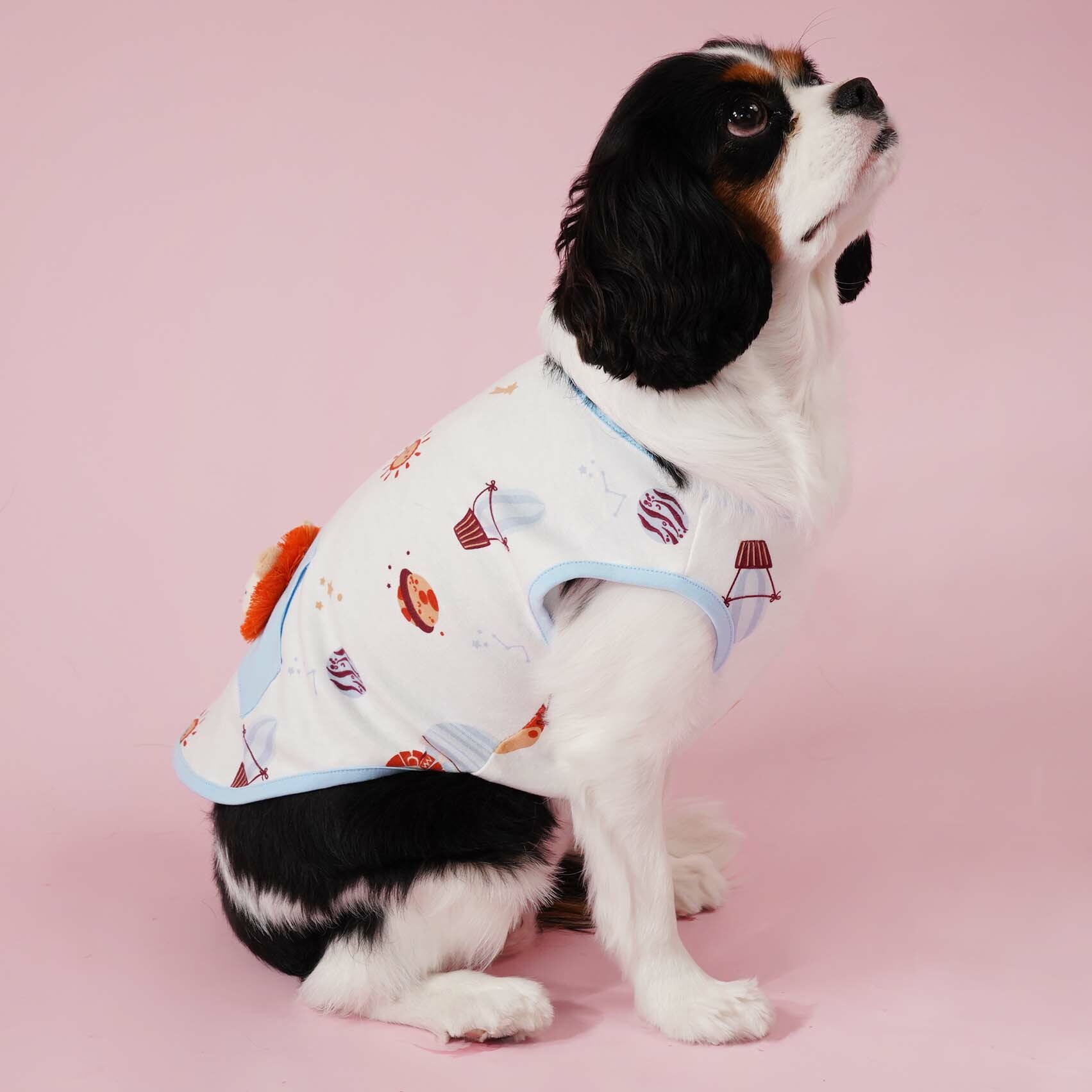 Little Lion Vest Tee (Light Blue)