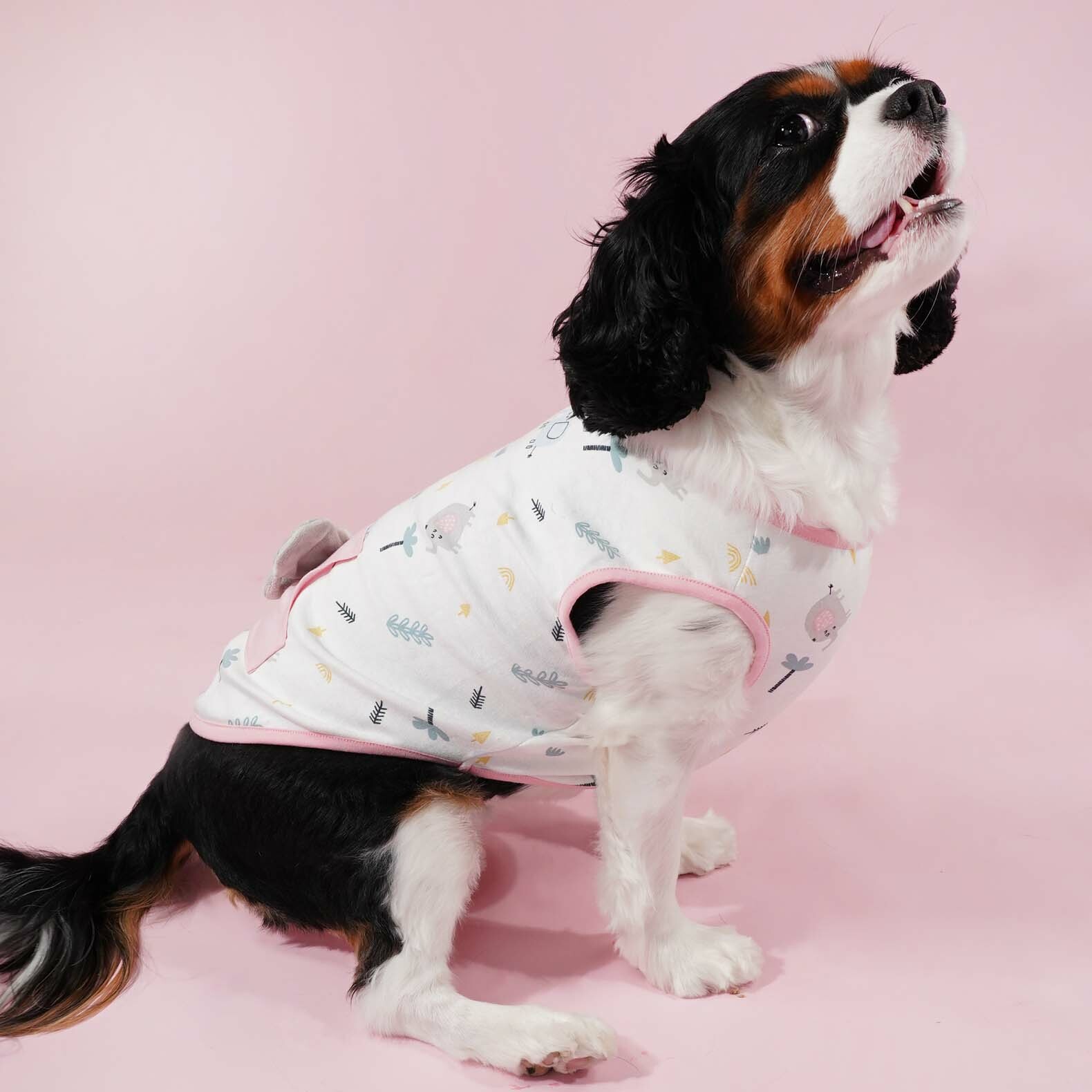 Little Elephant Vest Tee (Pink)