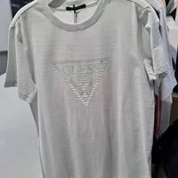 [S] GUESS UNI GRADIENT BEADS TRIANGLE SHORT SLEEVE TEE,MINT, NM2K0340-MIT (SGU293)