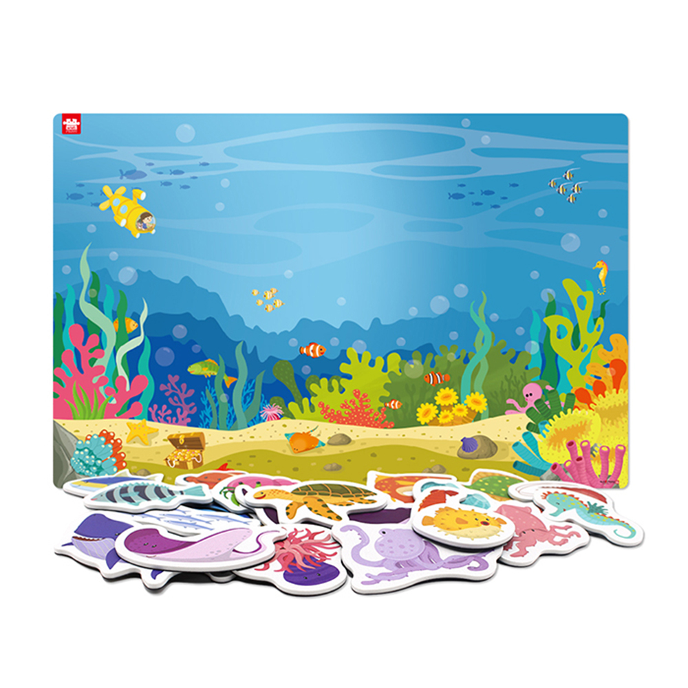 《 韓國 Magpia x Ariati 》 場景磁性壁貼-海底世界