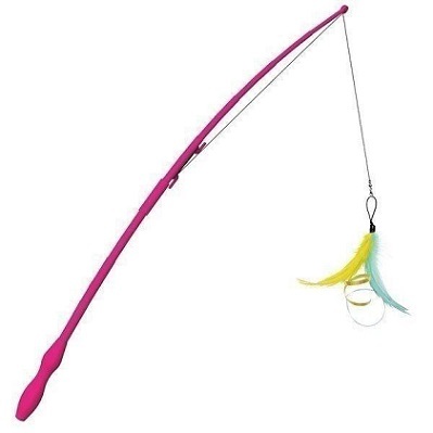 Catty Man 可替換羽毛魚杆貓棒玩具