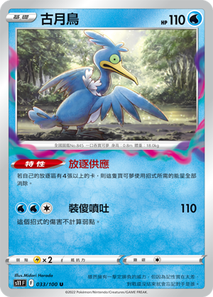 S11F 033/100 古月鳥