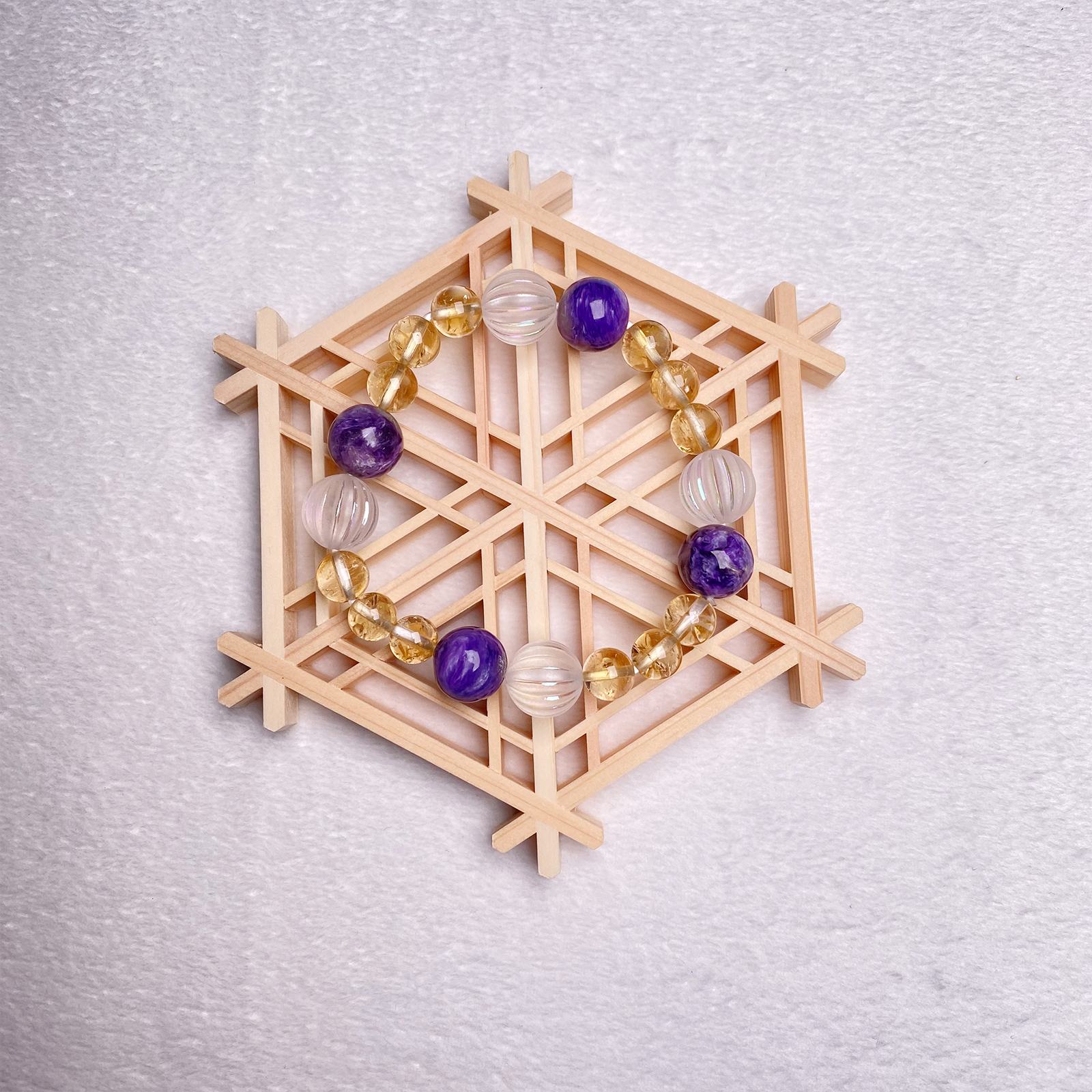白水晶 開運 水晶 手鍊 天然石 日本手作 2025新年 禮物