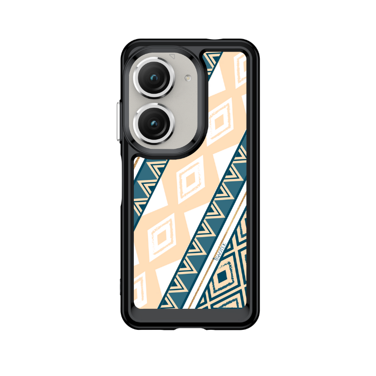 Asus ZenFone 9/10通用防摔殼原民格紋
