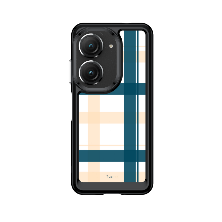 Asus ZenFone 9/10通用防摔殼經典格紋