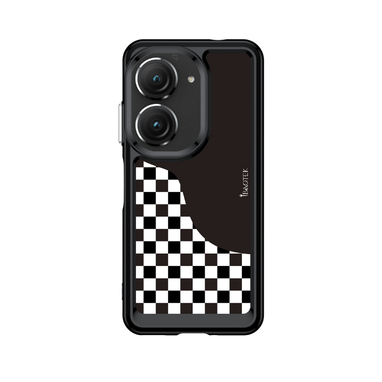 Asus ZenFone 9/10手機防摔殼黑盤棋格