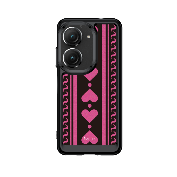 Asus ZenFone 9/10手機防摔殼粉黑毛尼