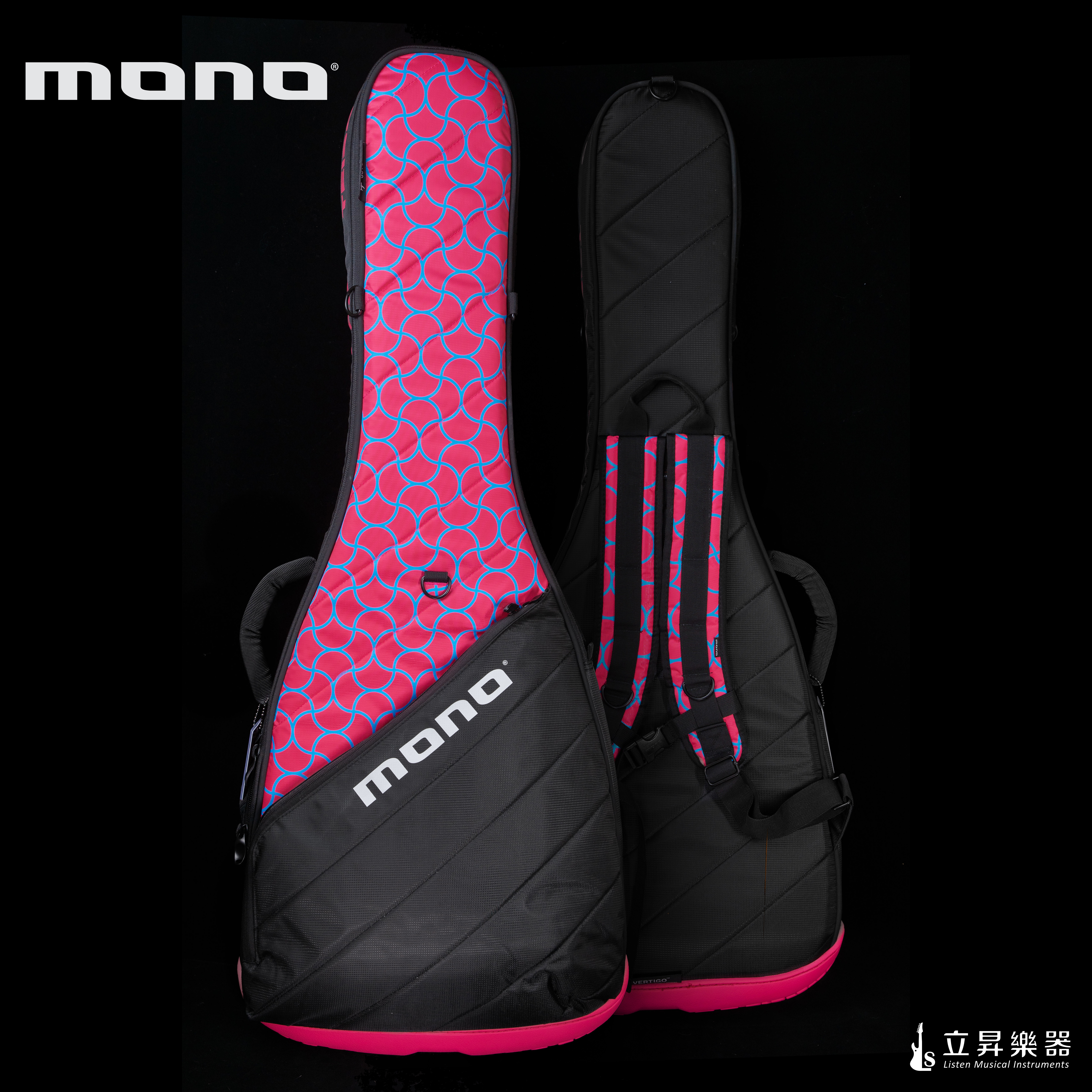 MONO-VEG VERTIGO X TEISCO 聯名系列 電吉他袋｜ M80-VEG-BLU MONO-VEG VERTIGO X TEISCO 聯名系列 電吉他袋｜ M80-VEG-BLU / M80-VEG-GRN / M80-VEG-PNK 第 4 張圖片｜三峽吉他 / Bass