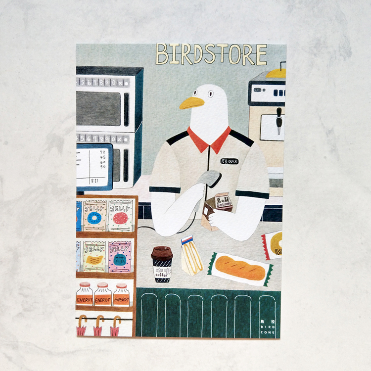 鳥控 bird cone｜明信片｜鴨子店長