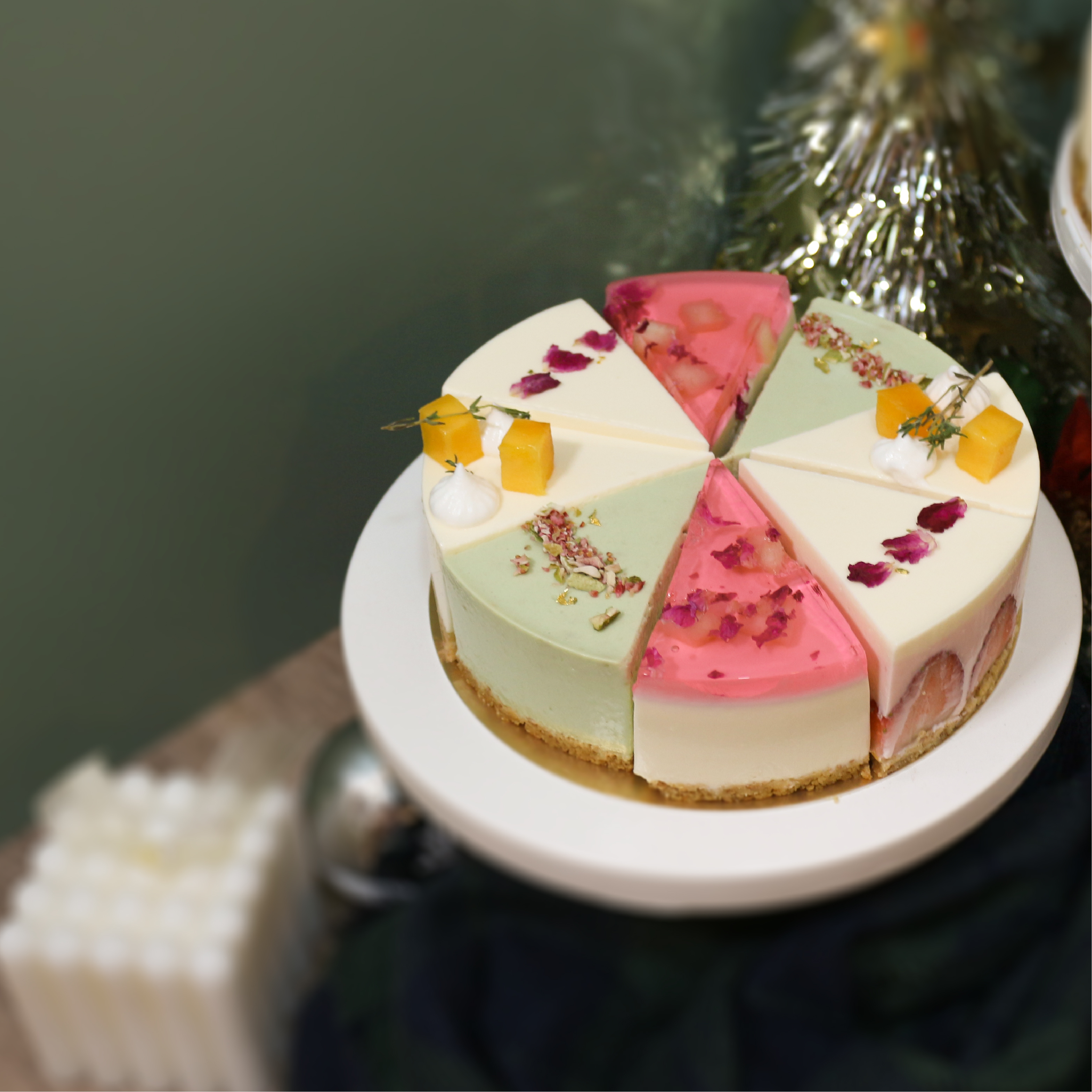 Mini Greek Yogurt Cheese Cake - mixed taste