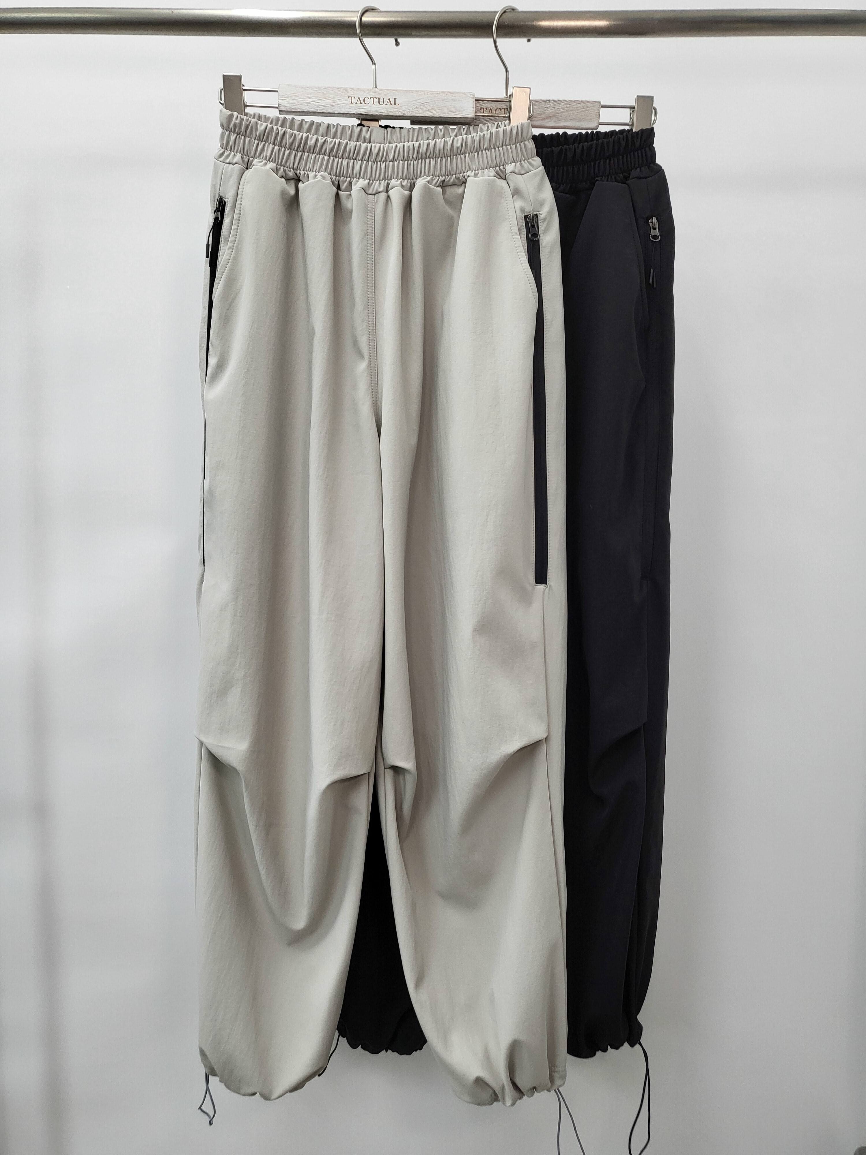 拉鍊可束腳鬆身褲 P2148