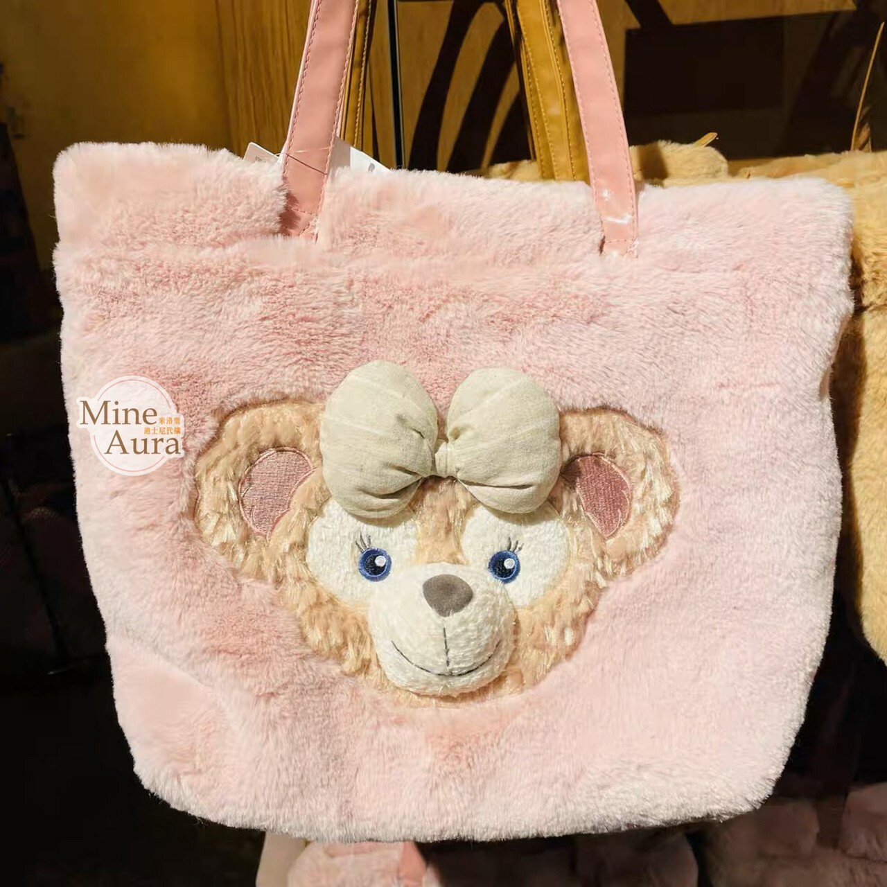 雪莉玫 ShellieMay 大頭 絨毛 手提包 托特包 -上海迪士尼樂園