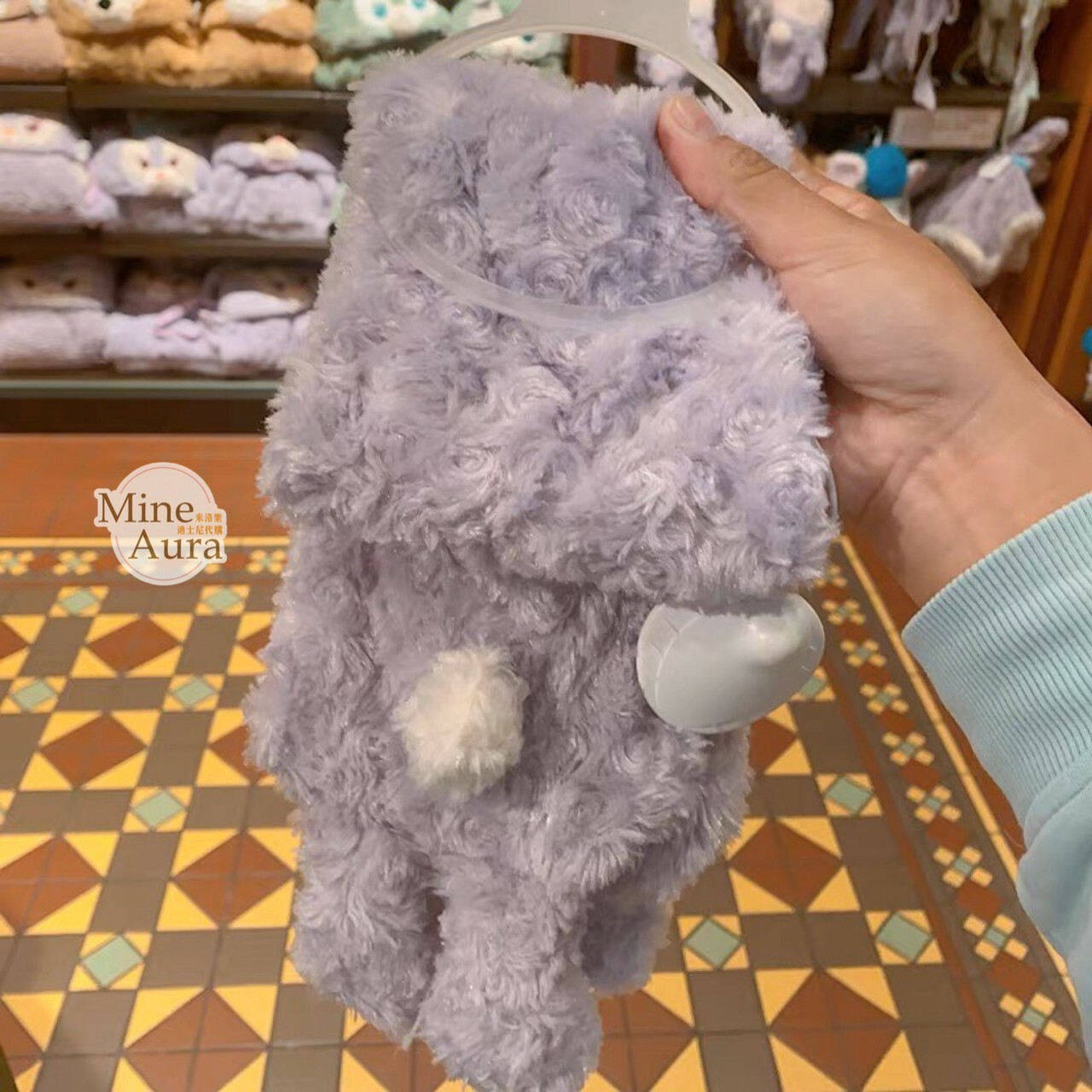 史黛拉露 星黛露 StellaLou 絨毛造型 圍巾 圍脖 -上海迪士尼樂園