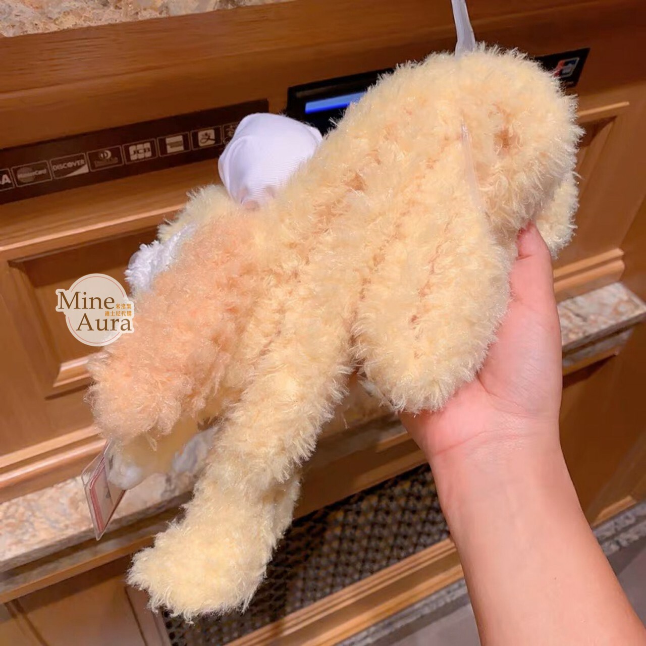 可琦安 餅乾 CookieAnn 絨毛造型 圍巾 圍脖 -上海迪士尼樂園