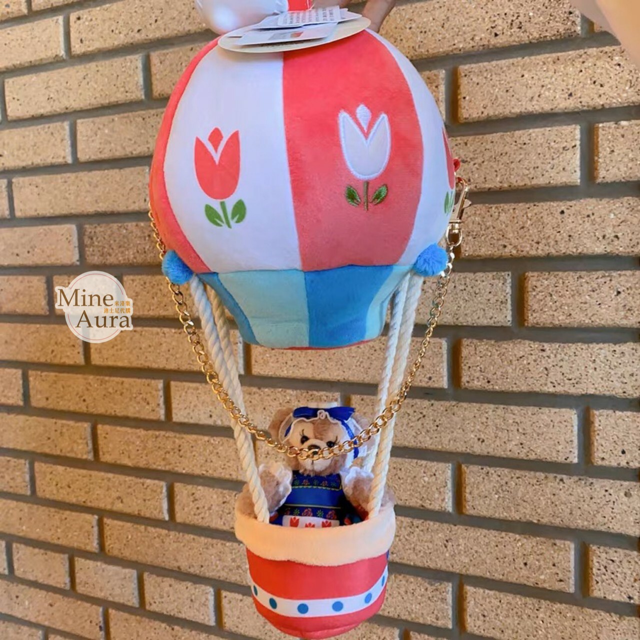 環遊系列 雪莉玫 ShellieMay 熱汽球 造型 斜背 包包 -上海迪士尼樂園